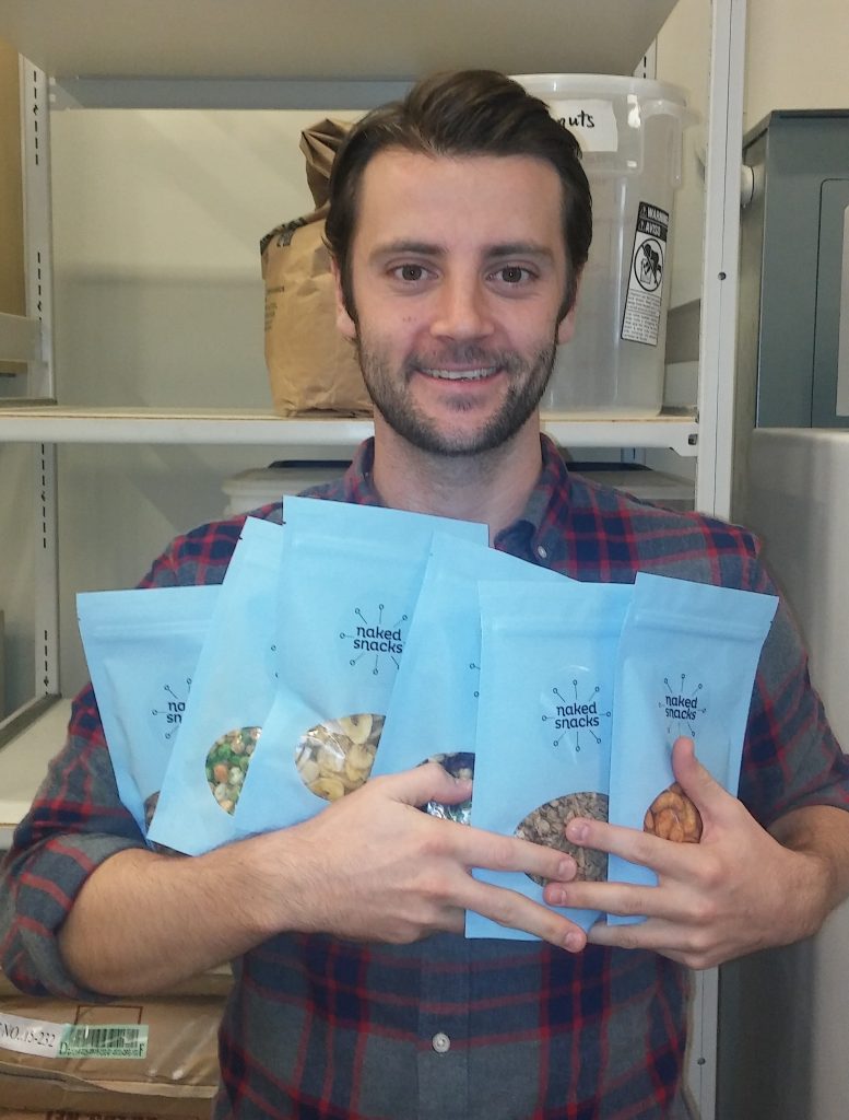 Beedie School of Business MBA graduate Tom Malcolm is COO of Naked Snacks, which delivers healthy snacking options across Canada.