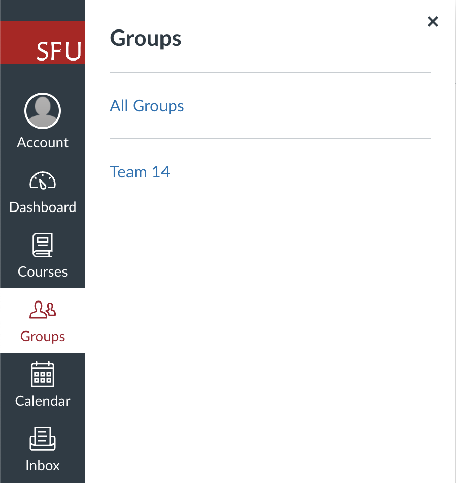 Canvas Groups sidebar screenshot