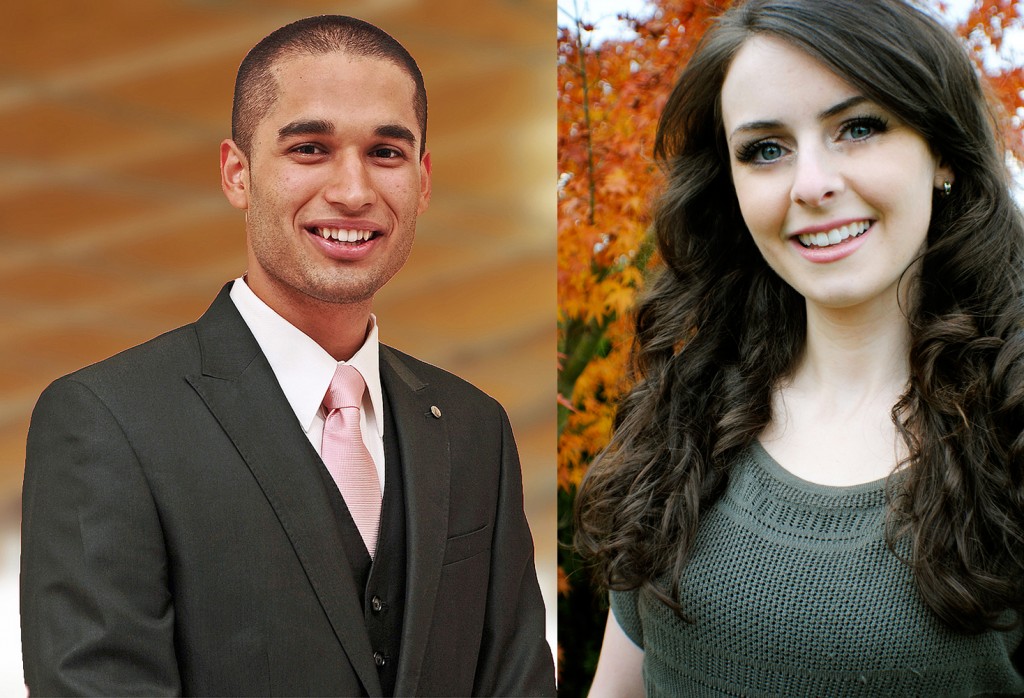 SFU students Gursher Sidhu and Lauren Watkins have been selected for the 2015 Next 36 cohort. 