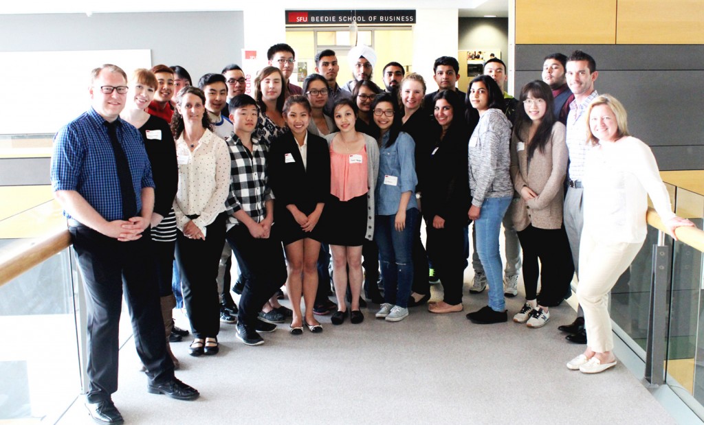 Students from three Surrey High Schools gathered at the SFU Surrey campus to compete in the  inaugural Surrey School District Business Case Competition. 