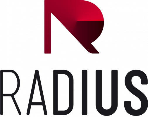 SFU Radius Logo Description Lockup RGB